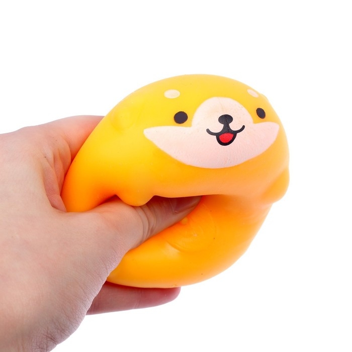 Мялка-антистресс тянучка «Пёсик», с пастой, в шоубоксе Мялка-антистресс тянучка «Пёсик», с пастой, в шоубоксе