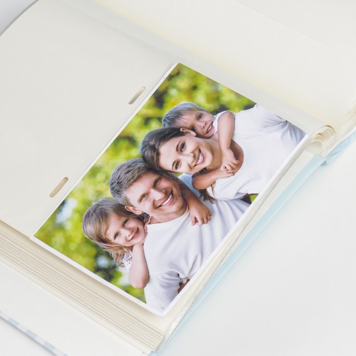 Фотоальбом на 200 фото 10x15 см Фотоальбом на 200 фото 10x15 см "Детский. Голубой"