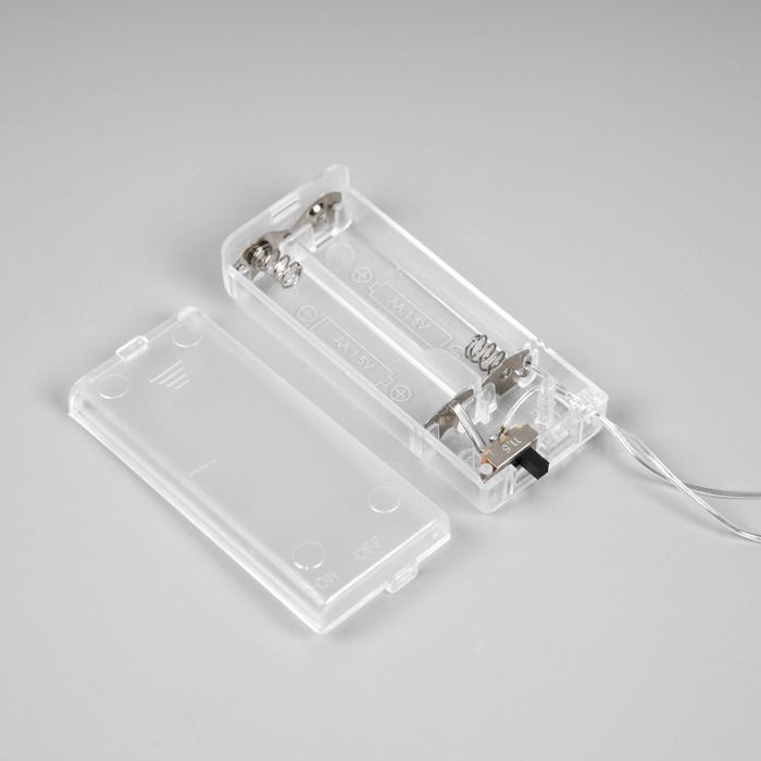 Светодиодная верхушка на ёлку «Звезда белая» 16 см, 10 LED, батарейки ААх2 (не в комплекте), свечение мульти Светодиодная верхушка на ёлку «Звезда белая» 16 см, 10 LED, батарейки ААх2 (не в комплекте), свечение мульти