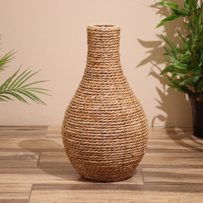 Ваза плетёная, напольная 26х26х51 см Ваза плетёная, напольная 26х26х51 см