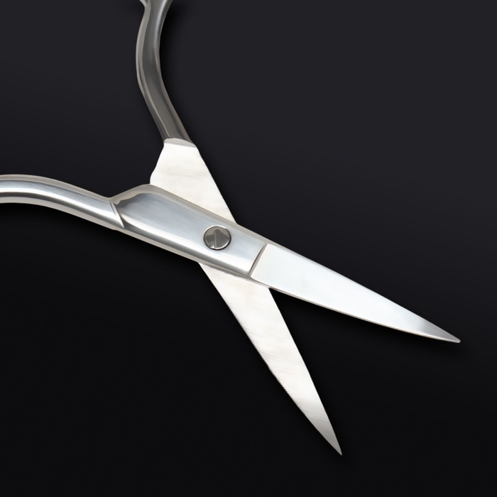 Ножницы маникюрные «Premium», загнутые, широкие, 9 см, на блистере, цвет серебристый Ножницы маникюрные «Premium», загнутые, широкие, 9 см, на блистере, цвет серебристый