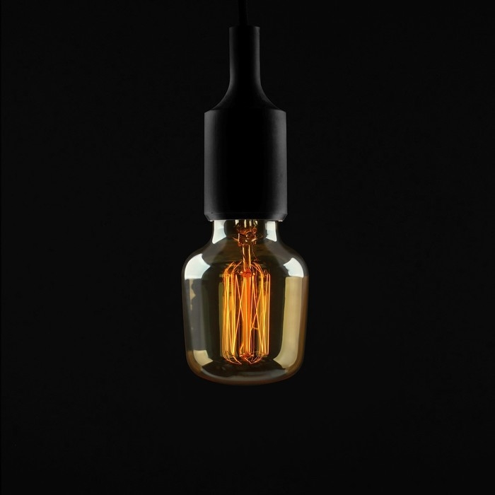 Лампа накаливания винтажная "Молот", 40 Вт, Е27, 230 В, 120х60 мм, теплый белый