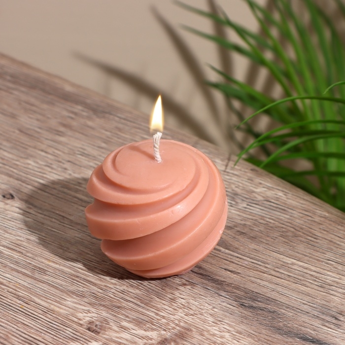 Свеча  Свеча "Шар" 5х5х5 см, соевый воск МИКС