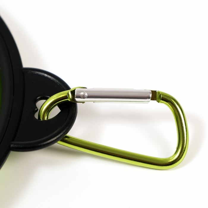 Миска складная, зелёная, 350 мл, 13 см Миска складная, зелёная, 350 мл, 13 см