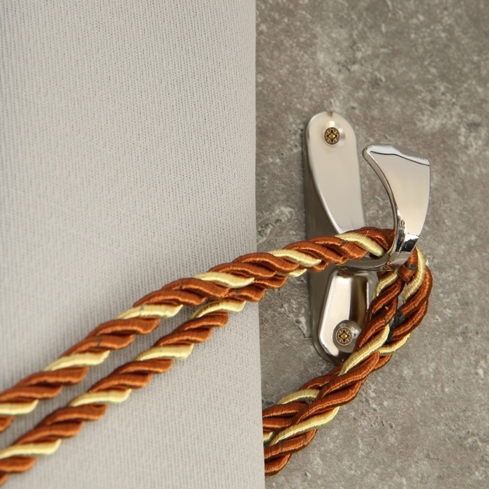 Крючок для штор KS101 CAPPIO, однорожковый, цвет хром,2 шт Крючок для штор KS101 CAPPIO, однорожковый, цвет хром,2 шт