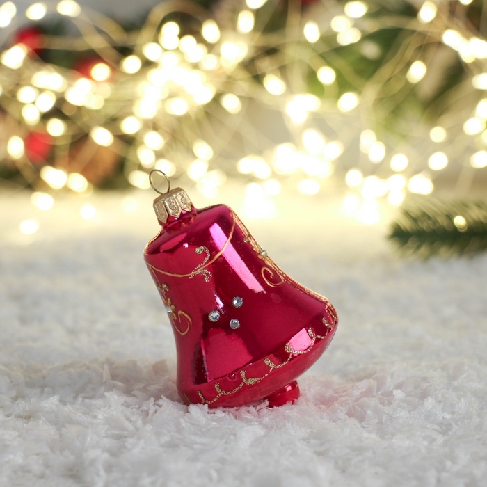 Ёлочная игрушка Ёлочная игрушка "Колокольчик" 8,5 см