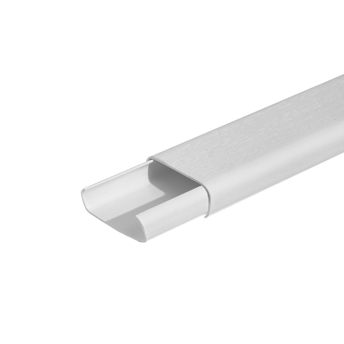 Кабель-канал 30х10мм 2,2м Кабель-канал 30х10мм 2,2м "Деконика"с клеевым основанием, 001 Белый