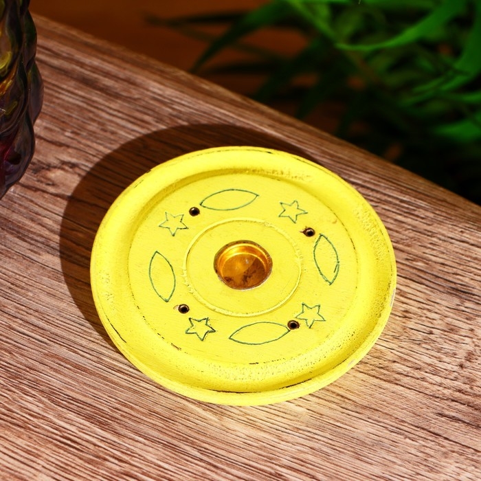 Подставка под благовония  Подставка под благовония "Яркие цвета" 10х10х1 см МИКС