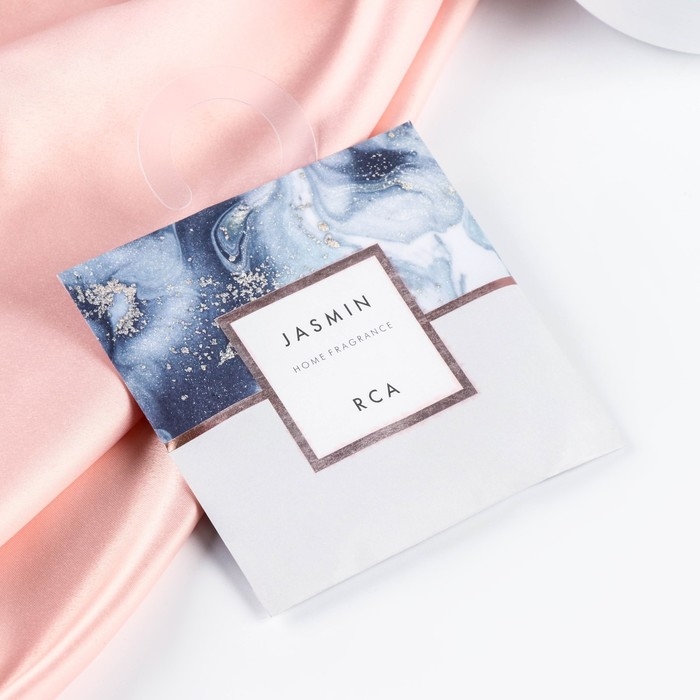 Саше ароматическое на подвесе Саше ароматическое на подвесе "Мрамор.ROSE COTTAGE AROMA", 11х11 см, 18 г, жасмин