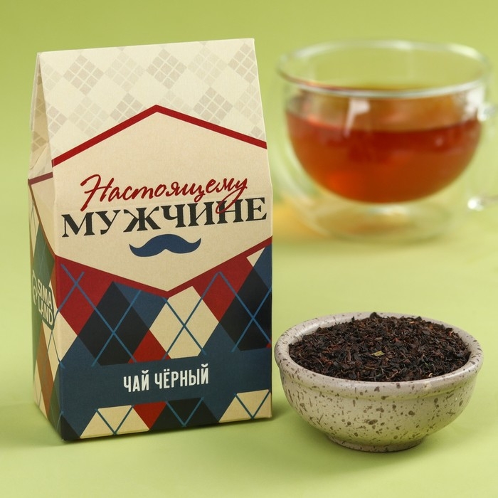 Чай чёрный &laquo;Настоящему мужчине&raquo;, 20 г.