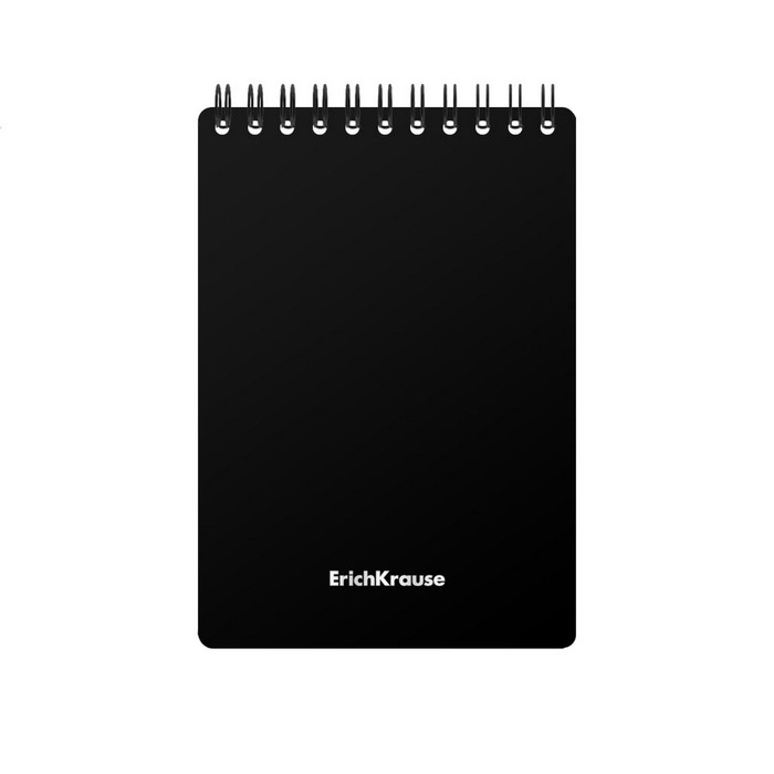 Блокнот на гребне А6, 60 листов, клетка, ErichKrause  Блокнот на гребне А6, 60 листов, клетка, ErichKrause "Classic", пластиковая обложка шелкография, блок офсет белизна 100%, блок офсет, микс