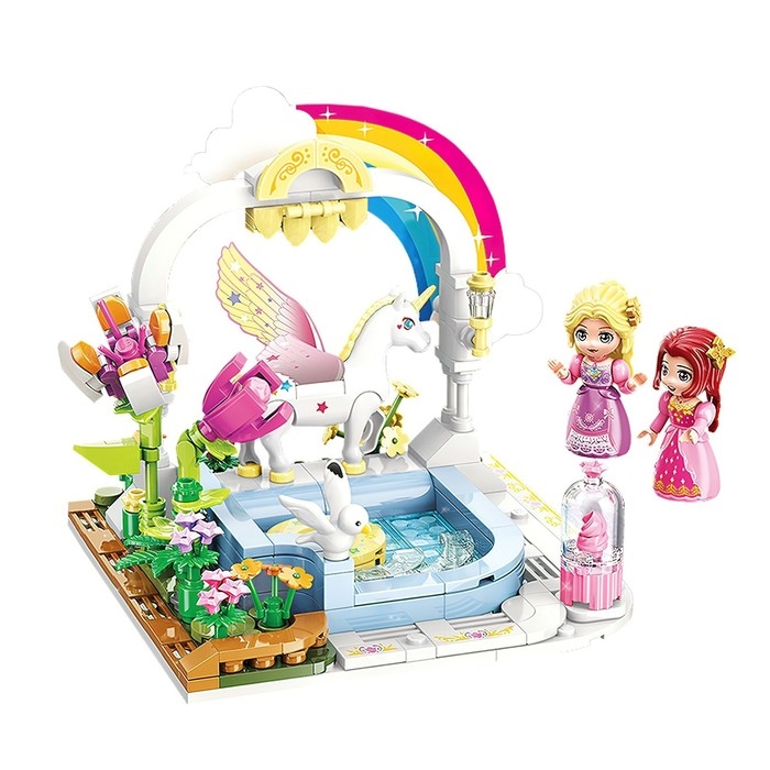 Конструктор Принцессы «Бассейн с единорогом», 280 деталей Конструктор Принцессы «Бассейн с единорогом», 280 деталей