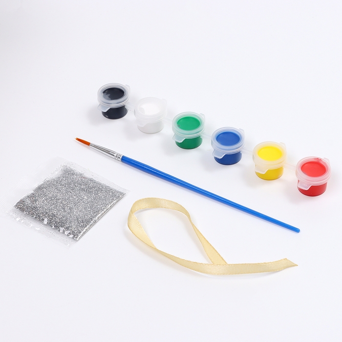 Роспись по дереву на новый год «Новогодний домик», новогодний набор для творчества