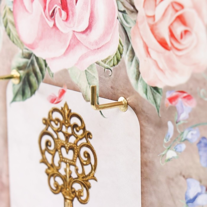 Ключница открытая Ключница открытая "Цветочек" 5 крючков, 23х32 см