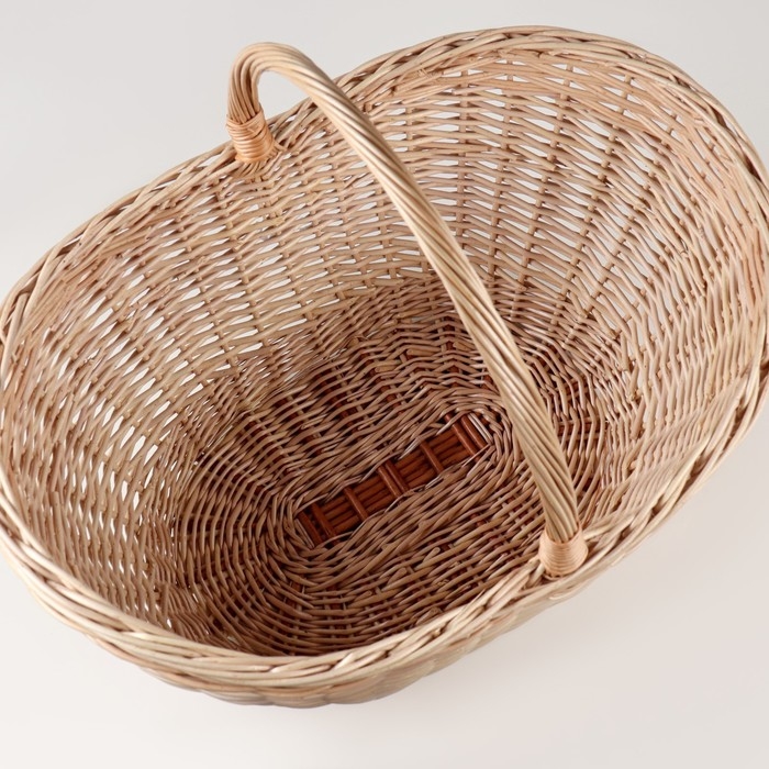 Корзина «Грибная», 12 л, дно 19×29 см, верх 30×49 см, H=20/23/34, ива Корзина «Грибная», 12 л, дно 19×29 см, верх 30×49 см, H=20/23/34, ива