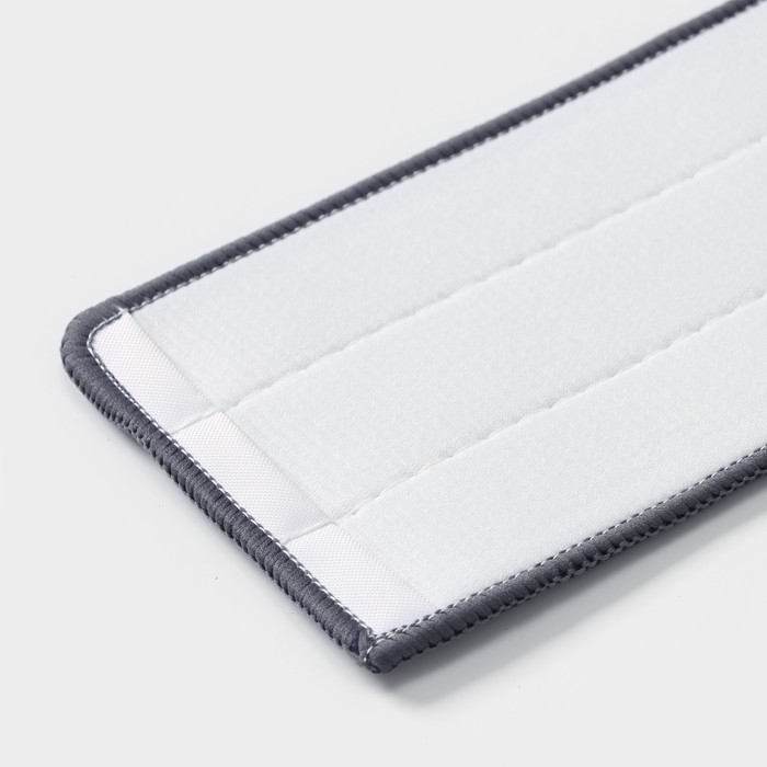 Насадка для швабры Доляна, на липучке, микрофибра, 32×12,5 см Насадка для швабры Доляна, на липучке, микрофибра, 32×12,5 см