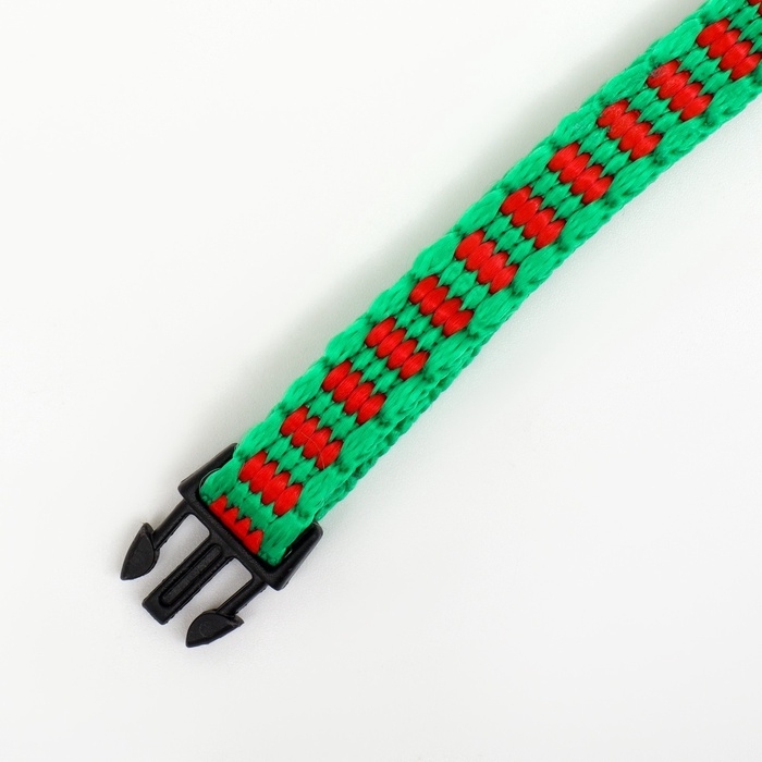 Ошейник Ошейник "Шарики", 30 х 1 см, капрон, красный