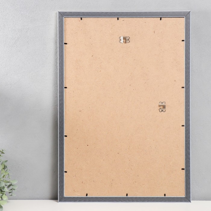 Фоторамка пластик Фоторамка пластик "МИРАМ" 40х60 см, 651622 серебро (пластиковый экран)