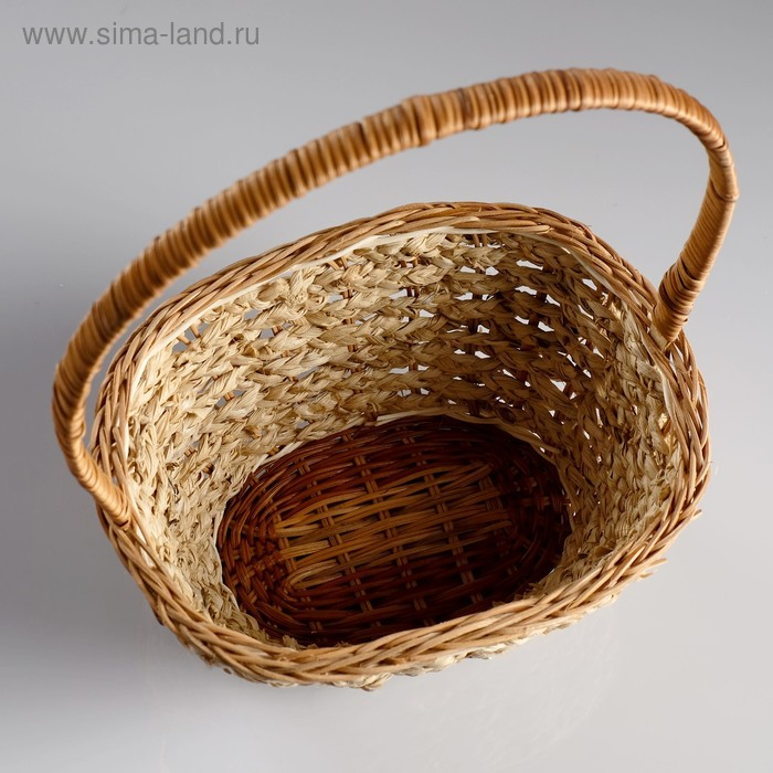 Набор корзин, 3 шт, 24×27×12/34 см, 20×24×11/33 см, 16×21×10/28 см, бамбук, кукуруза Набор корзин, 3 шт, 24×27×12/34 см, 20×24×11/33 см, 16×21×10/28 см, бамбук, кукуруза