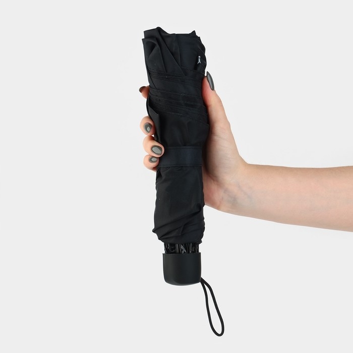 Зонт женский механический «FCKNG WTHR», 8 спиц, d=95, цвет чёрный Зонт женский механический «FCKNG WTHR», 8 спиц, d=95, цвет чёрный