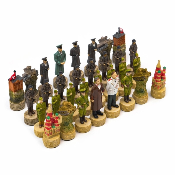 Шахматные фигуры  Шахматные фигуры "Победные", h короля-8 см, h пешки-6,3 см