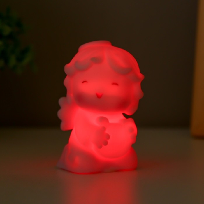 Ночник Ночник "Ангел с арфой" LED 0,5Вт белый 8,5х4,5х4,5см RISALUX