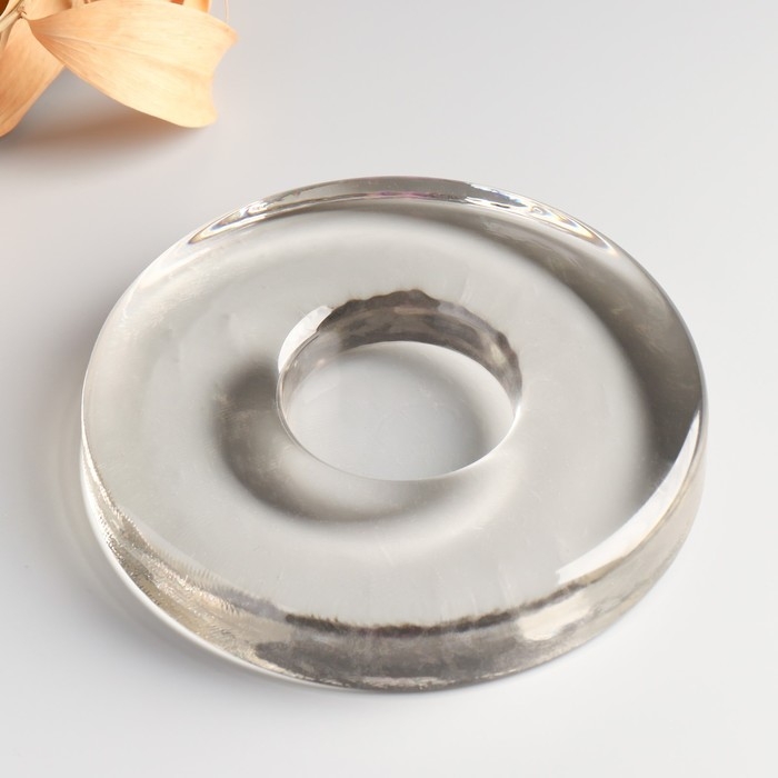 Подсвечник круглый большой с углублением под свечу D-50mm, 2,5х14,5 см,15 мл Подсвечник круглый большой с углублением под свечу D-50mm, 2,5х14,5 см,15 мл