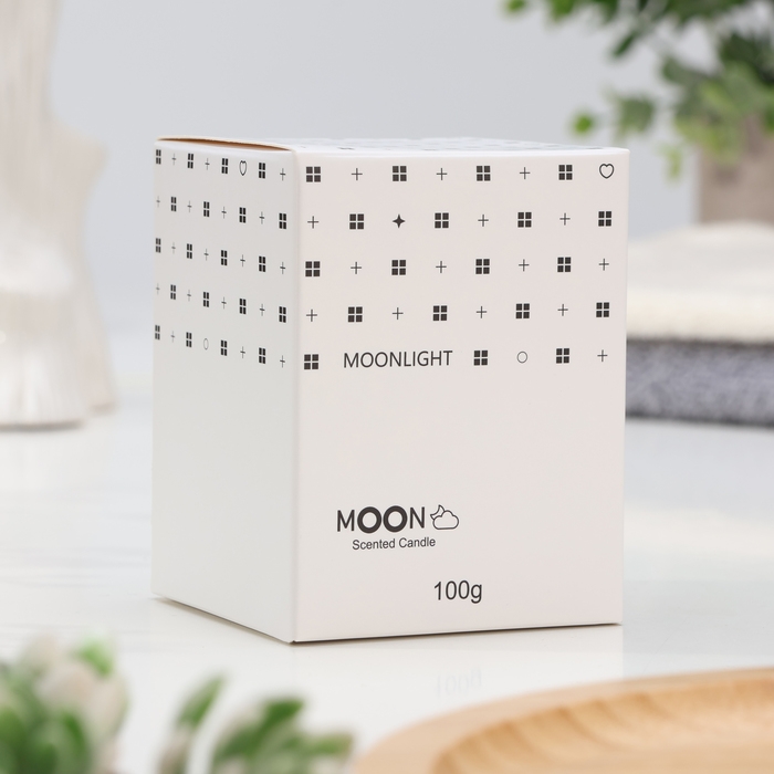 Свеча ароматическая в стакане  Свеча ароматическая в стакане "Moon", красота, малая