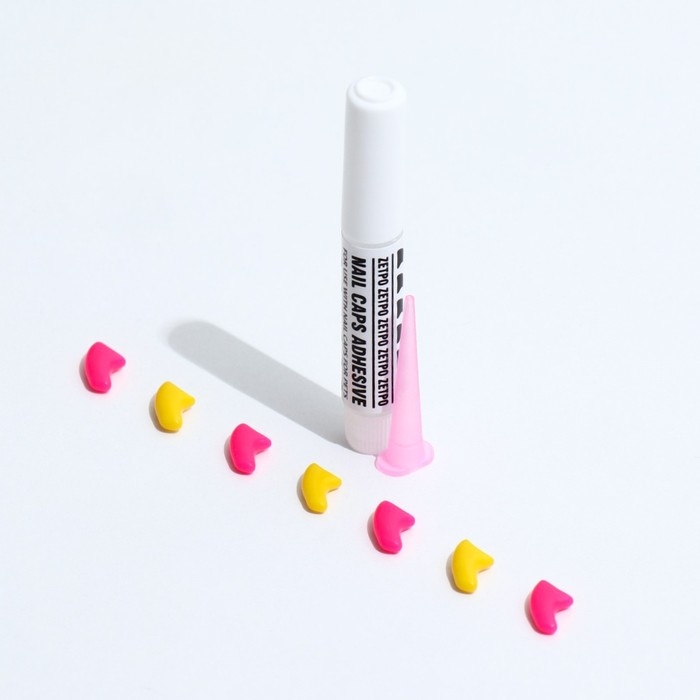 Когти накладные Когти накладные "Дуэт-Антицарапки" (20 шт), размер S, жёлтые-розовые