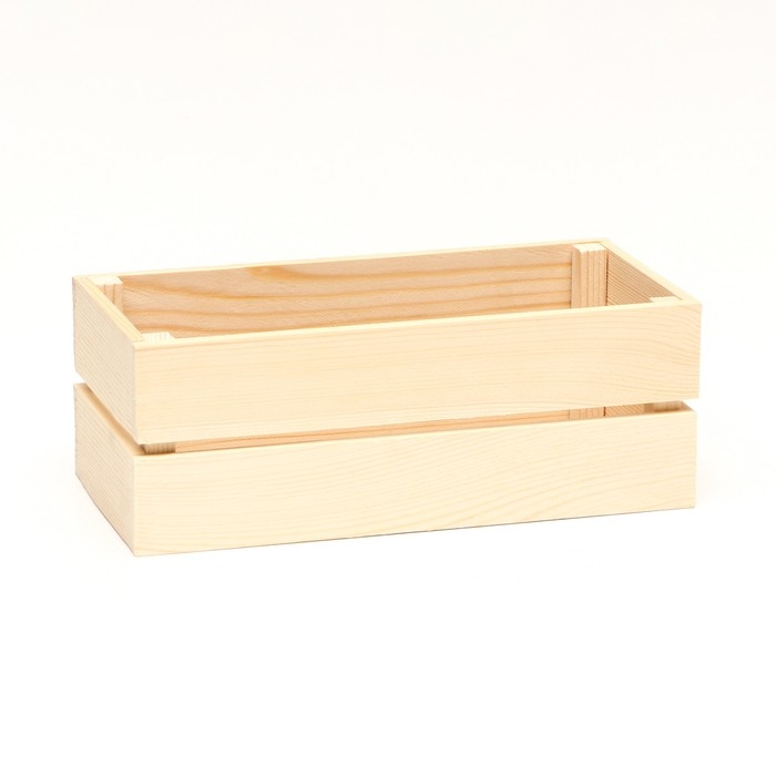 Кашпо деревянное, двухреечное, натуральное, 24,5х11,5х9 см Кашпо деревянное, двухреечное, натуральное, 24,5х11,5х9 см