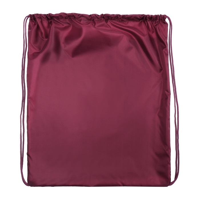 Мешок для обуви 490 Х 410 мм,  Мешок для обуви 490 Х 410 мм, "Стандарт" MAX, (мягкий полиэстер, плотность 210 D), бордовый