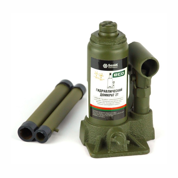 Домкрат гидравлический  Домкрат гидравлический "БелАК" ECO БАК.70011, подъем/подхват 278/148 мм, 2 т