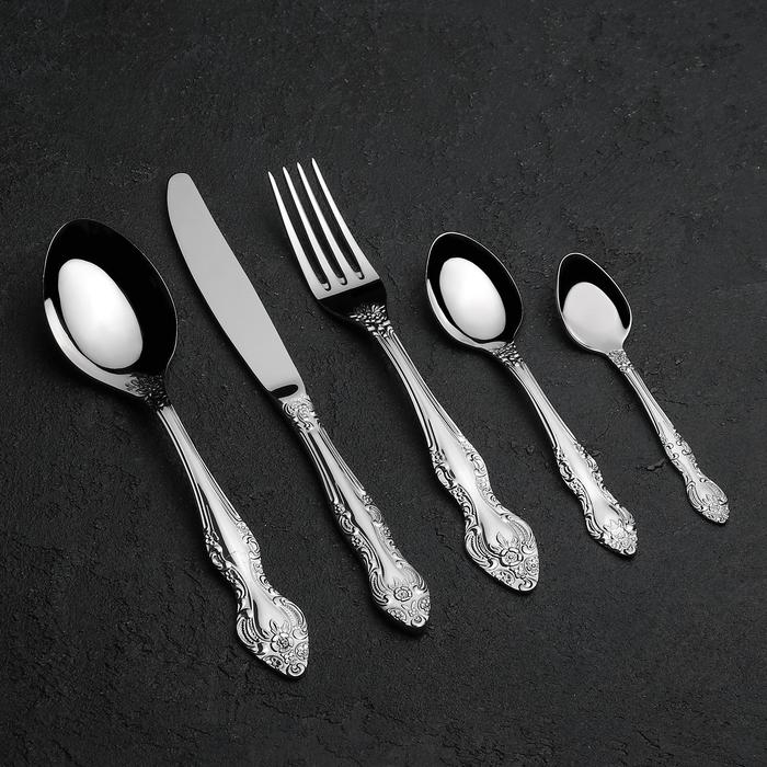 Набор столовых приборов «Тройка», 30 предметов, декоративная коробка Набор столовых приборов «Тройка», 30 предметов, декоративная коробка