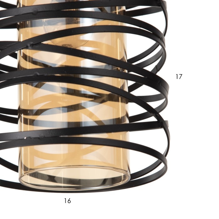 Светильник 2096/1BK E27 40Вт черный 15х15х100 см Светильник 2096/1BK E27 40Вт черный 15х15х100 см