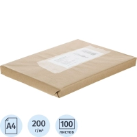 Ватман (бумага чертежная) Гознак Спб, пачка 100л, 210х297, 200 гр