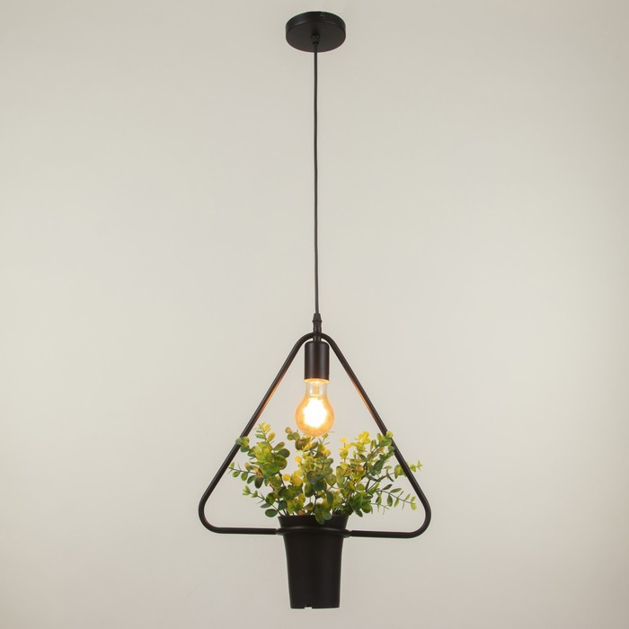Светильник BayerLux "Треугольник" черный 1x40W E27 12x34x48 см