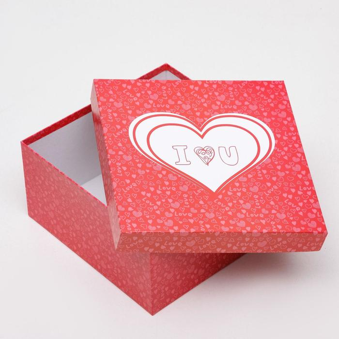 Набор коробок 6 в 1 Набор коробок 6 в 1 "Признание в любви", 25,5 х 25,5 х 13 - 16 х 16 х 8 см