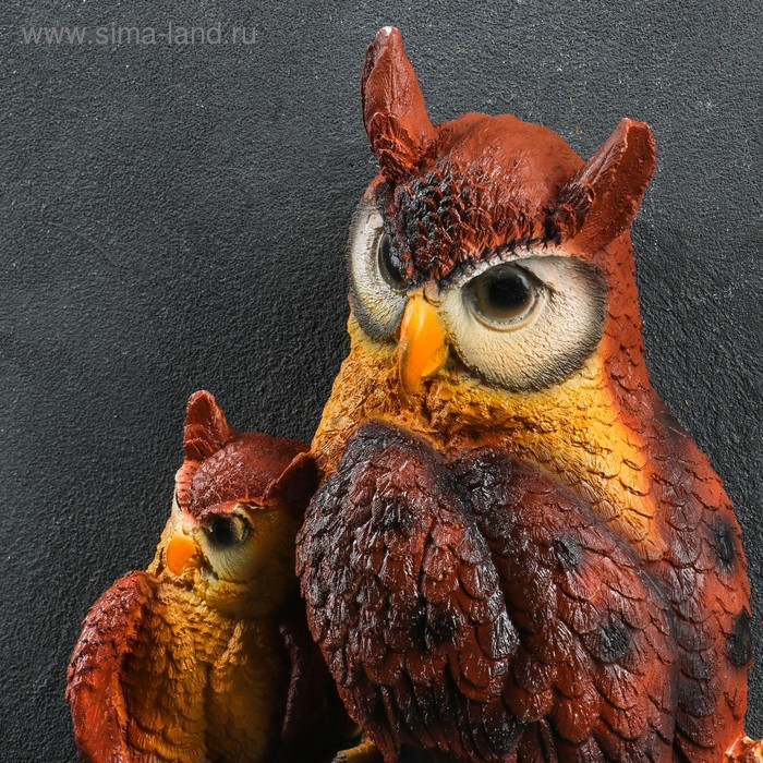 Подвесной декор  Подвесной декор "Две совы" 31х20х8см