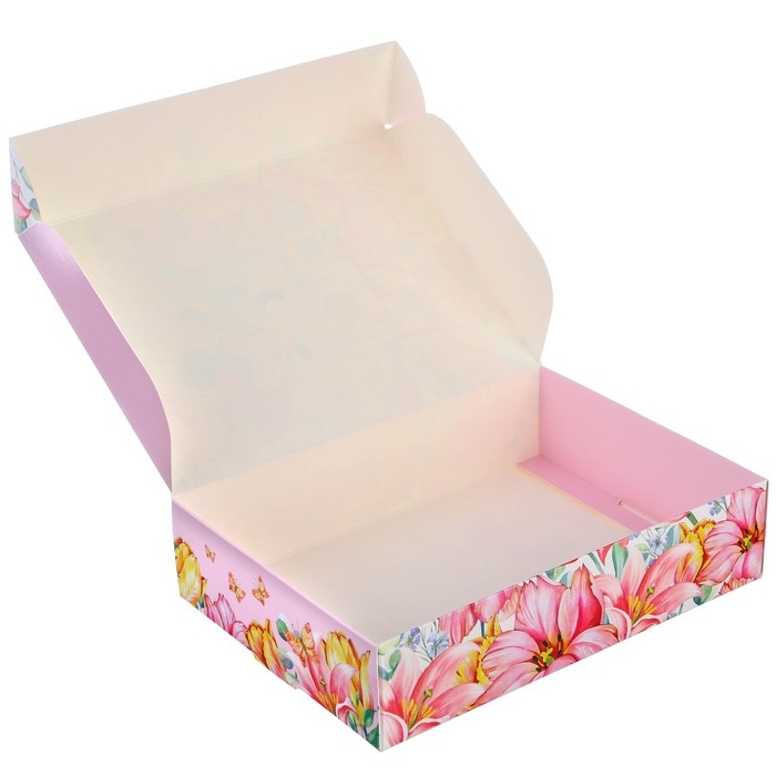 Подарочная коробка, складная Подарочная коробка, складная "Цвети" 16х23х7.5 см, Минни Маус