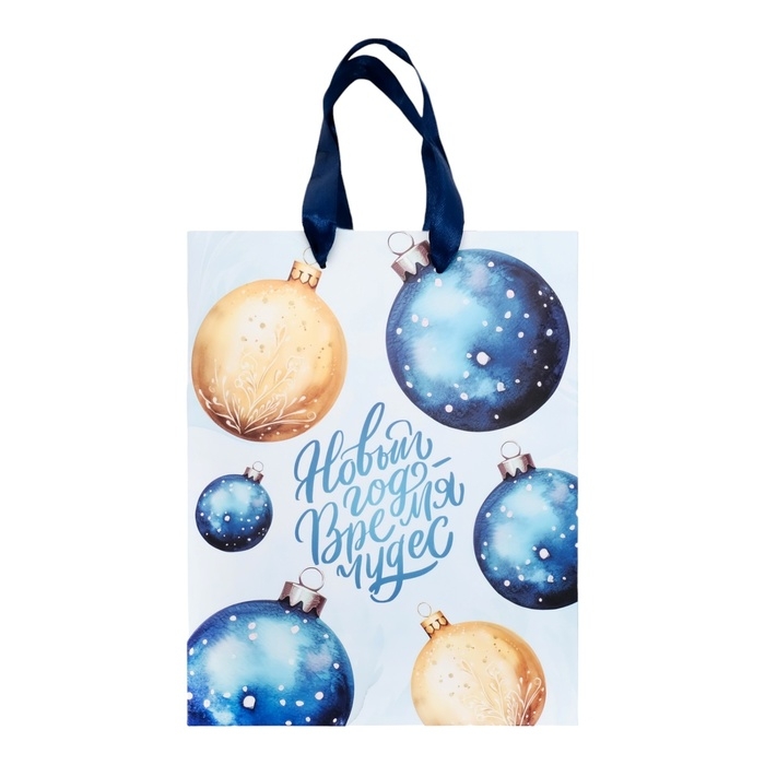 Пакет ламинированный «Шары», MS 18 × 23 × 10 см