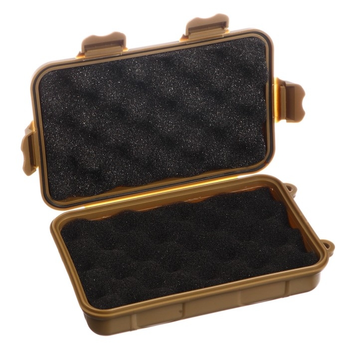 Водонепроницаемый туристический кейс, 17 х 10.5 см, олива Водонепроницаемый туристический кейс, 17 х 10.5 см, олива