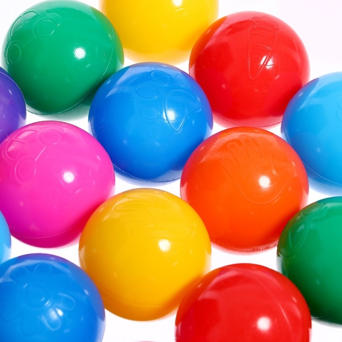 Шарики для сухого бассейна, 100 штук, диаметр — 5 см Шарики для сухого бассейна, 100 штук, диаметр — 5 см