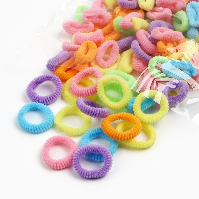 Набор резинок для волос в банке, 100 штук, 1 см, Коты аристократы Набор резинок для волос в банке, 100 штук, 1 см, Коты аристократы