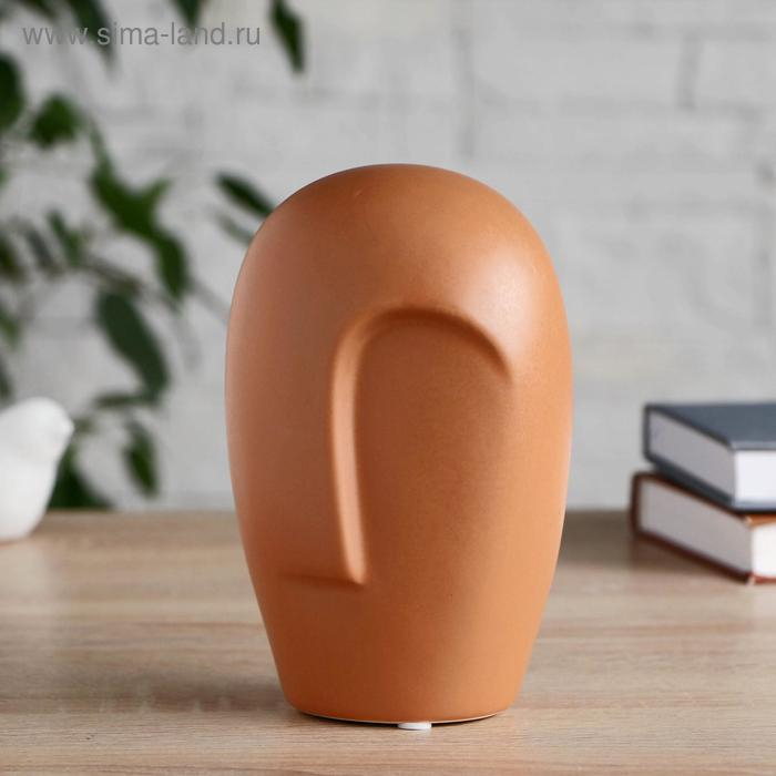 Ваза керамика настольная Ваза керамика настольная "Безликий" 7х10х16 см, песочный