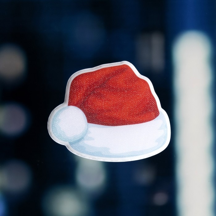 Светодиодная игрушка на липучке «Новогодний колпак» 10 × 8.5 см, батарейки LR44х3 (в комплекте), свечение мульти Светодиодная игрушка на липучке «Новогодний колпак» 10 × 8.5 см, батарейки LR44х3 (в комплекте), свечение мульти