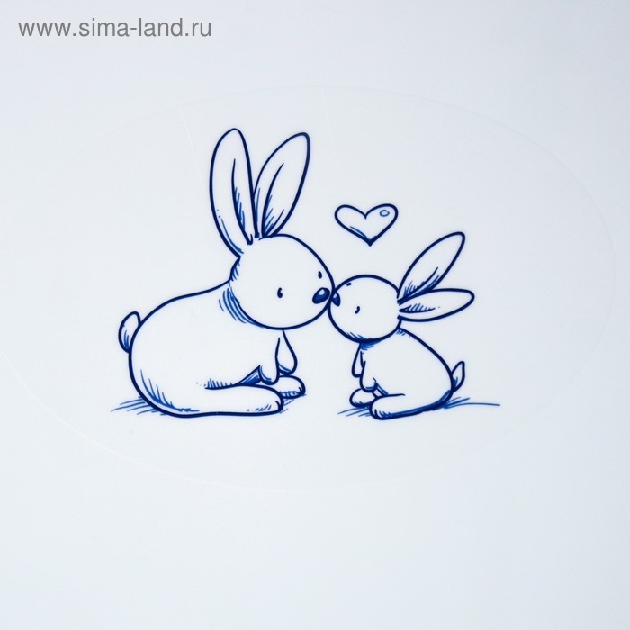 Ванна детская «Кролики» со сливом, 102 cм, цвет бирюзовый Ванна детская «Кролики» со сливом, 102 cм, цвет бирюзовый