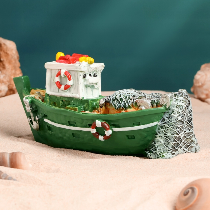 Корабль сувенирный  Корабль сувенирный "Рыбацкое судно" 16*7*7см