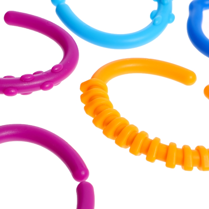 Развивающий набор «Сенсорные колечки», 10 заданий, 3+ Развивающий набор «Сенсорные колечки», 10 заданий, 3+