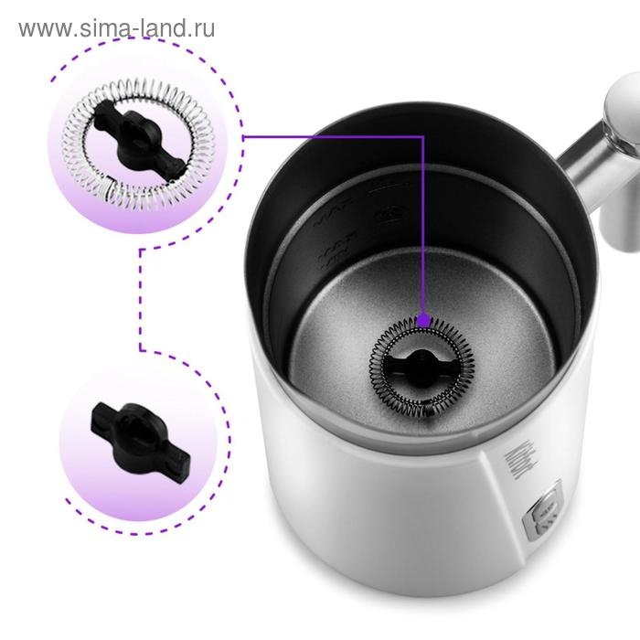 Капучинатор Kitfort КТ-751-2, 500 Вт, 0.3 л, 4 режима, белый Капучинатор Kitfort КТ-751-2, 500 Вт, 0.3 л, 4 режима, белый