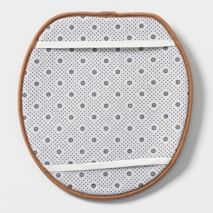 Коврики для ванной и туалета Доляна, 3 шт: 36×43 см, 40×50 см, 50×80 см, цвет бежевый